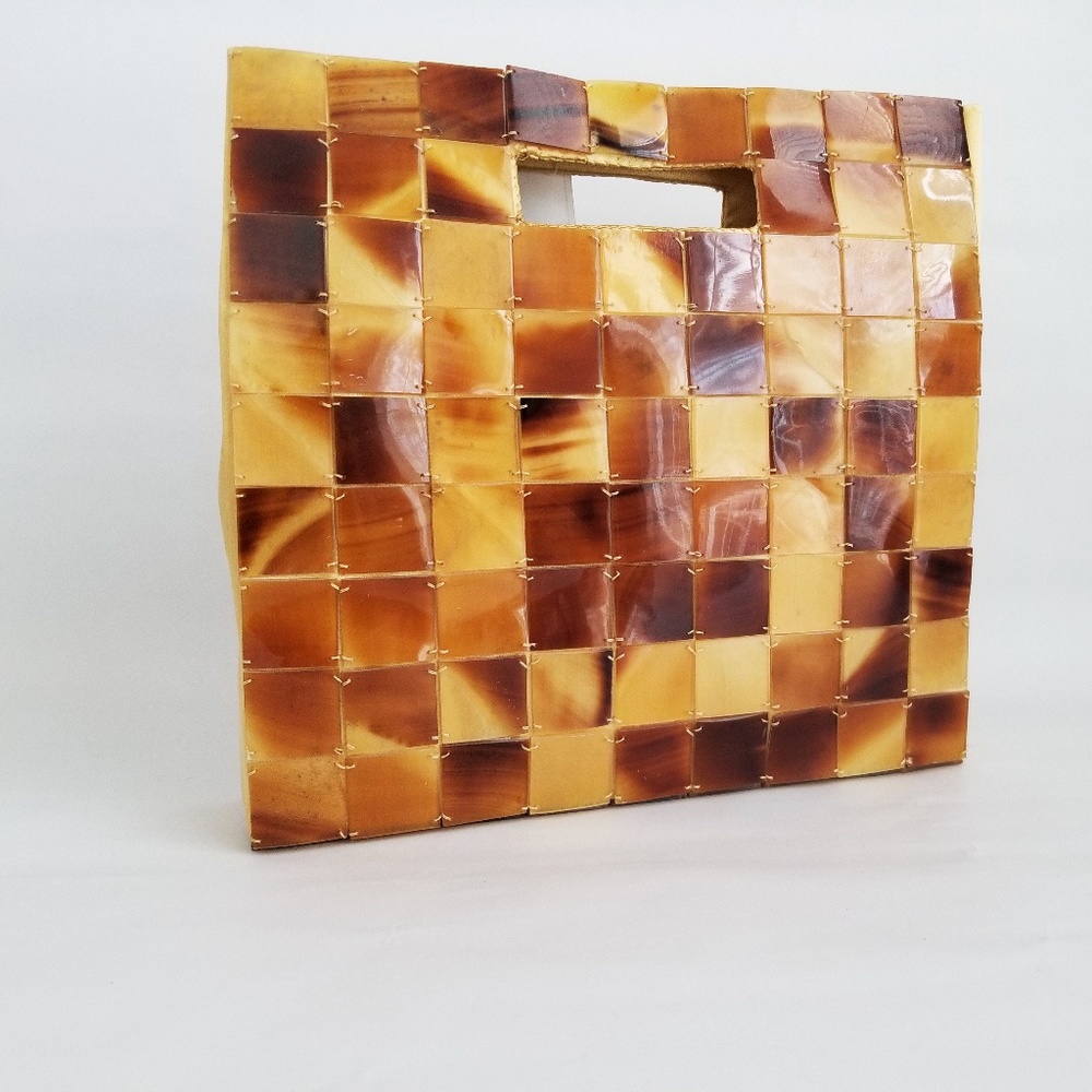 VTG Handmade Tortoise Shell Bag - Picture 3 of 8